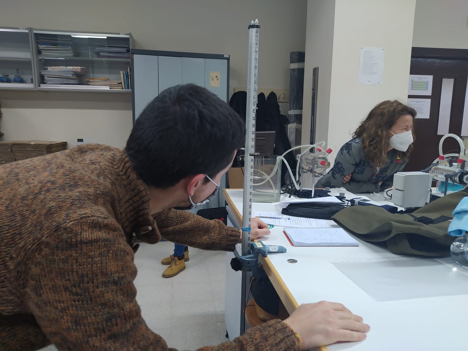 En el laboratorio